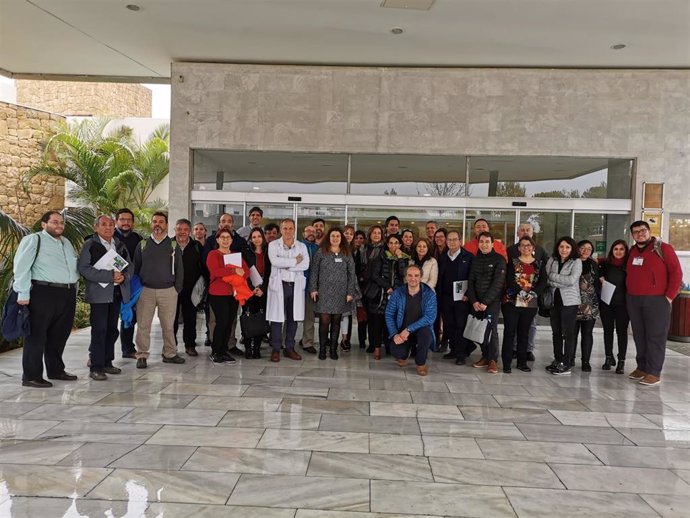 Visita delegación chilena en el Hospital de Alta Resolución de Benalmádena