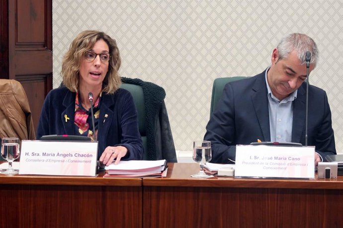 La consellera d'empresa i Coneixement de la Generalitat, ngels Chacón.