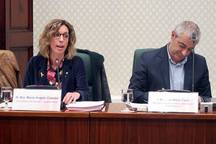 La consellera d'empresa i Coneixement de la Generalitat, ngels Chacón.