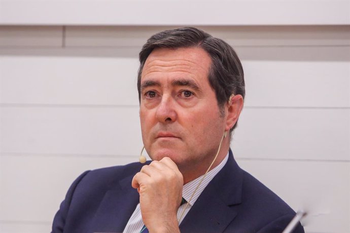 El president de CEOE, Antonio Garamendi