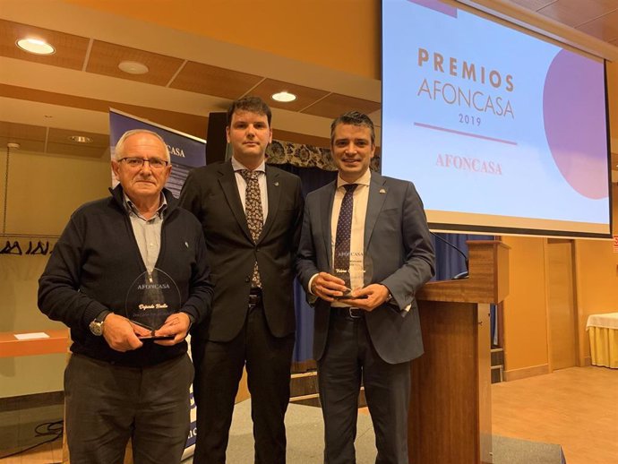 Premiados de la Asociación de Empresarios de Fontanería, Calefacción, Saneamiento y afines del Principado de Asturias (Afoncasa).