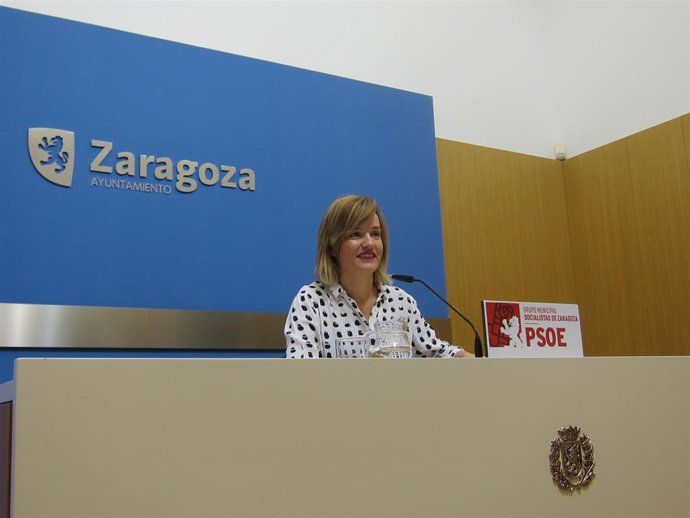 La portavoz del grupo municipal del PSOE en el Ayuntamiento de Zaragoza, Pilar Alegría