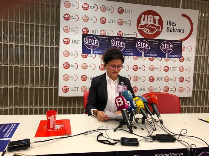 La secretria de Polítiques Socials i Igualtat d'UGT, Xisca Garí.