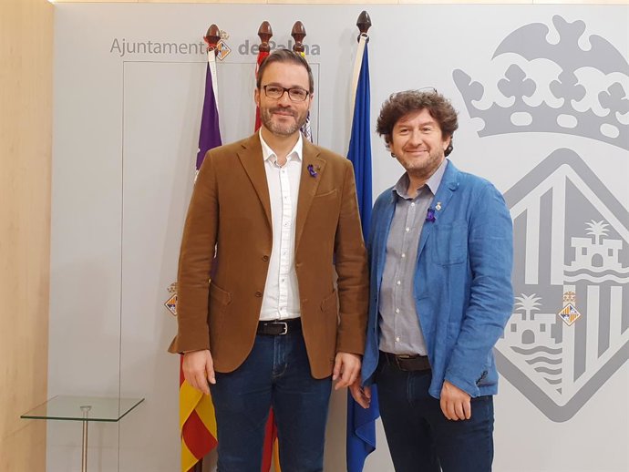 L'alcalde, José Fila, i el regidor de Participació Ciutadana, Alberto Jarabo.