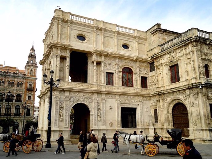 El Ayuntamiento de Sevilla, en una imagen de archivo