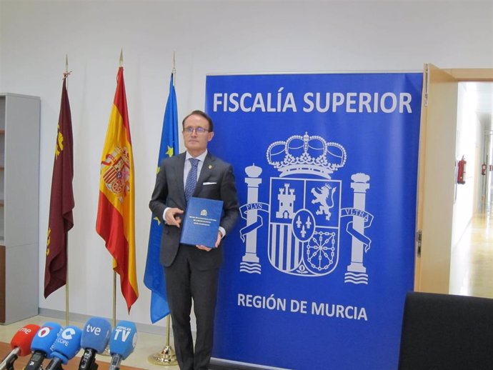 El fiscal superior de la Comunidad, José Luis Díaz Manzanera, presenta la Memoria 2017