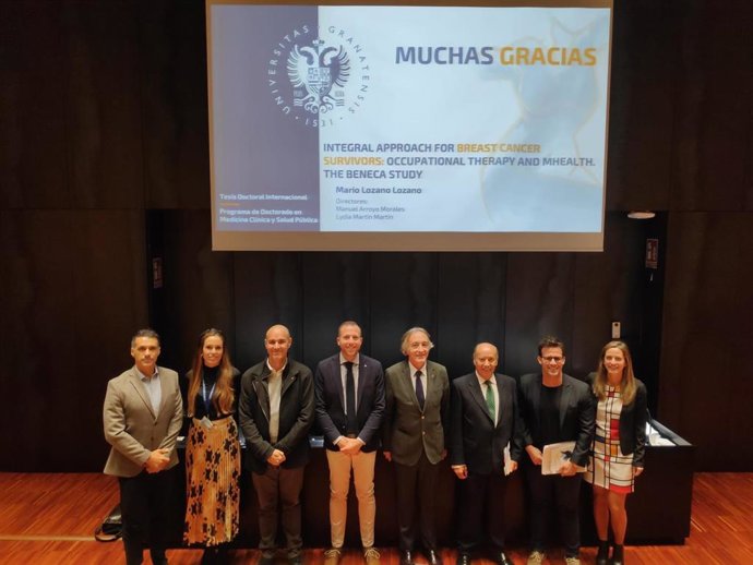 Imagen de los investigadores y desarrolladores de la aplicación móvil