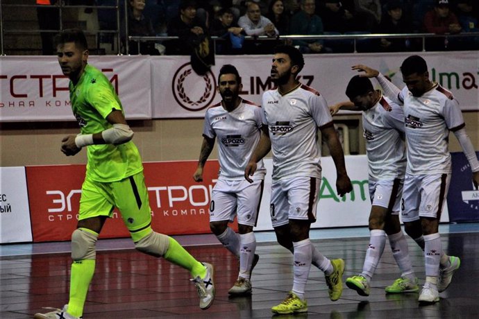 ElPozo Murcia durante la Ronda Élite de la UEFA Futsal Champions League en Almaty