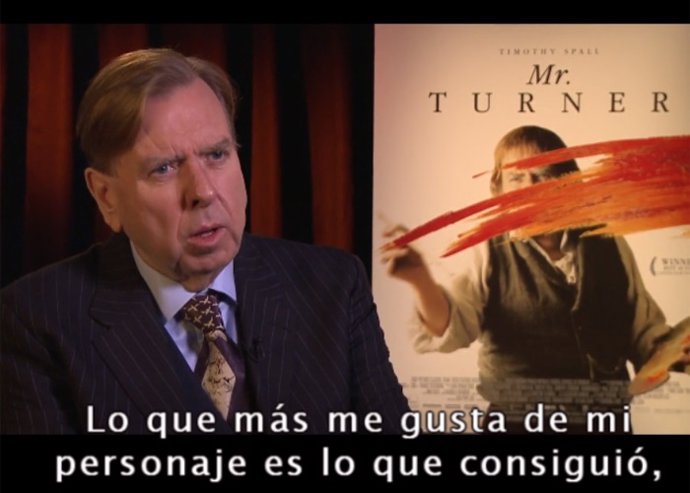 El actor Timothy Spall da vida al excéntrico pintor inglés J.M.W. Turner en la película Mr. Turner, dirigida por Mike Leigh. Esta cinta biográfica se estrena en España el próximo 19 de diciembre