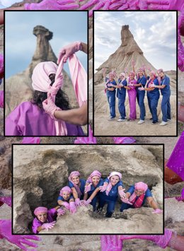 Fotografía ganadora en el en el Pink Glove Photo Competition