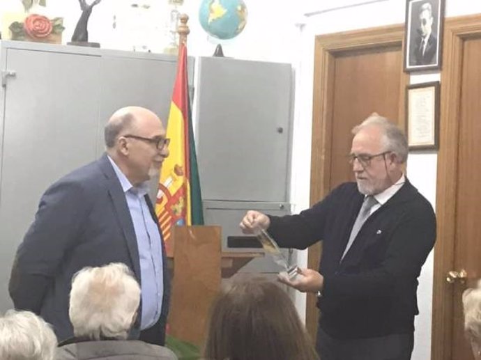 Entrega del galardón a Fernández Palomares