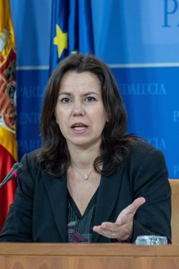 La portavoz de Igualdad, Políticas Sociales y Conciliación del grupo parlamentario del PP-A, Ana Vanessa García.