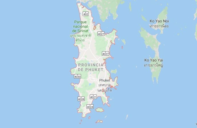 Tailandia.- Un hombre de nacionalidad alemana muere en Phuket tras ser herido po