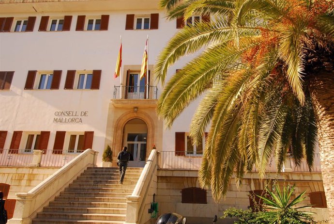 Fachada del Institut Mallorquí d'Afers Socials (IMAS) del Consell de Mallorca
