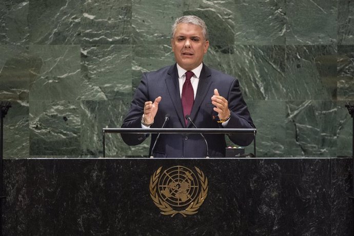 El presidente de Colombia, Iván Duque. 