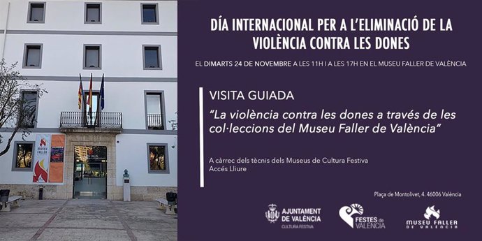 Dia Intenacional para la Eliminación de la Violencia contra las Mujeres en el Museo Fallero