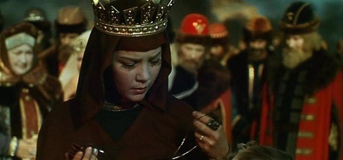 Fotograma de la película El cuento del zar Saltán, de Aleksandr Ptushko