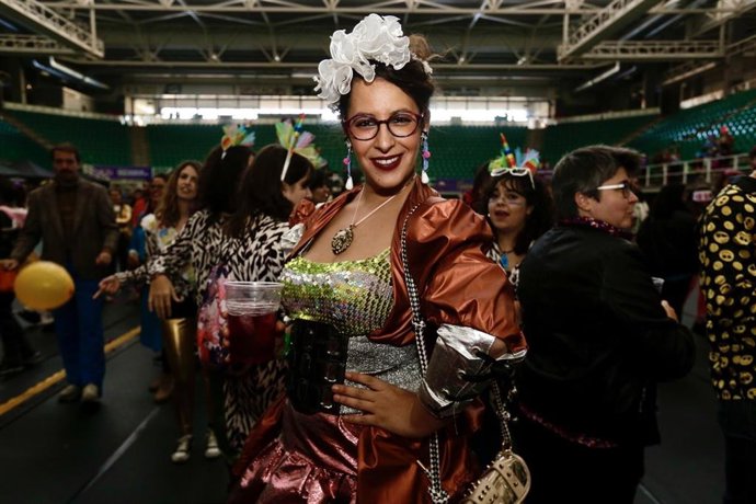 Una asistente a Horteralia