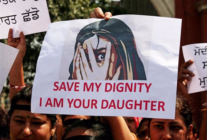 Protestas contra las violaciones en India