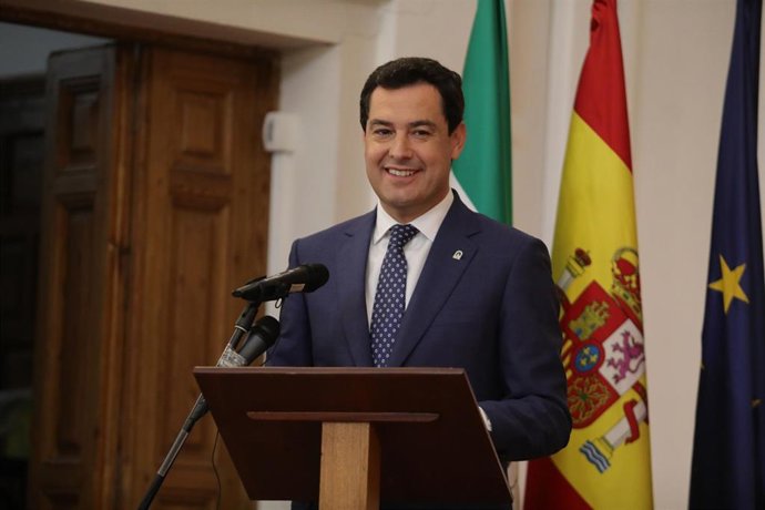 El presidente de la Junta de Andalucía, Juanma Moreno, en una imagen de archivo
