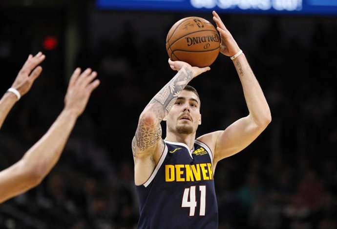 Juancho Hernangómez, con los Denver Nuggets.