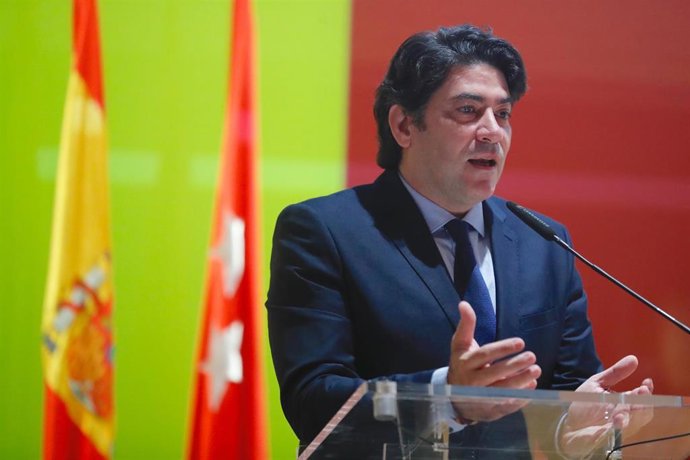 Imagen de recurso del consejero de Vivienda y Administración local de la Comunidad de Madrid, David Pérez.