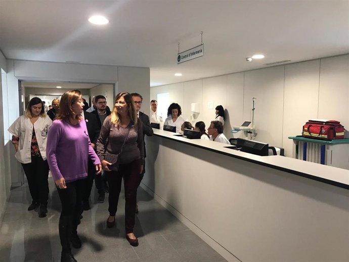 La presidenta del Govern, Francina Armengol, y la consellera de Salud y Consumo, Patricia Gómex, inaguran la Unidas de Convalecencia del Hospital General de Mallorca