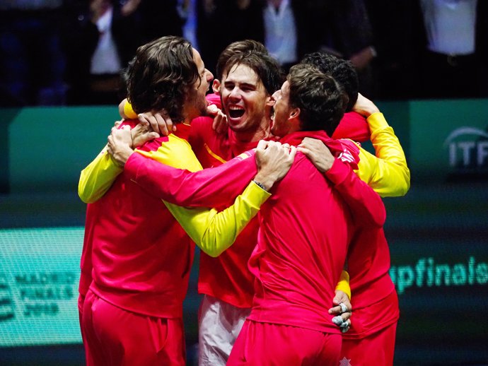 Final de la Copa Davis 2019, Espanya-Canad a Madrid, 24 de novembre del 2019. - Foto Arturo Baldasano / DPPI
