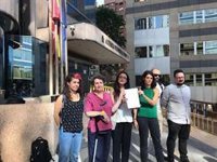 Unidas Podemos tilda de “hipócrita” la actitud de PP y Cs con actos sobre violencia de género y luego pacte con Vox