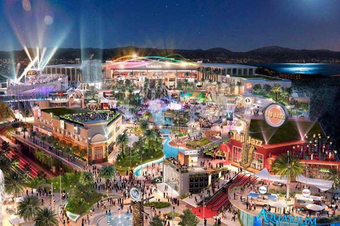 Infografía del futuro centro comercial Intu Costa del Sol en Torremolinos (Málaga)