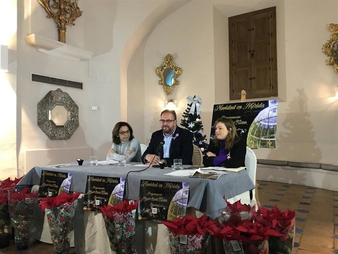 Presentación de las actividades navideñas de Mérida.