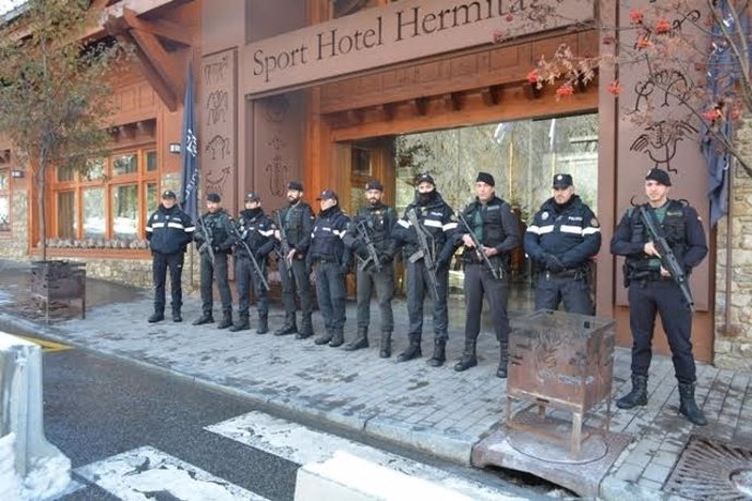Guardia Civil, Policía y Mossos darán apoyo mañana a Andorra para la reunión de 