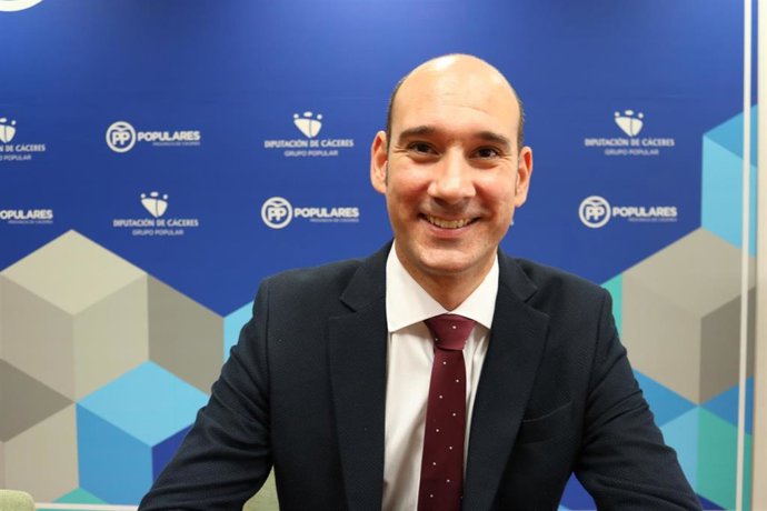 José Ángel Sánchez Juliá, portavoz del PP en la Diputación de Cáceres