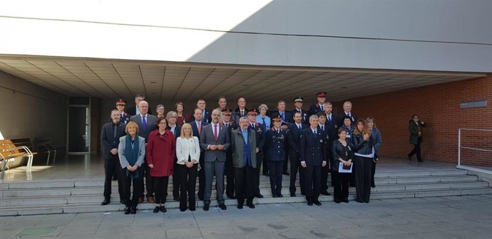 El conseller Miquel Buch inaugura el año académico en el Institut de Seguretat Pública de Catalunya (ISPC).