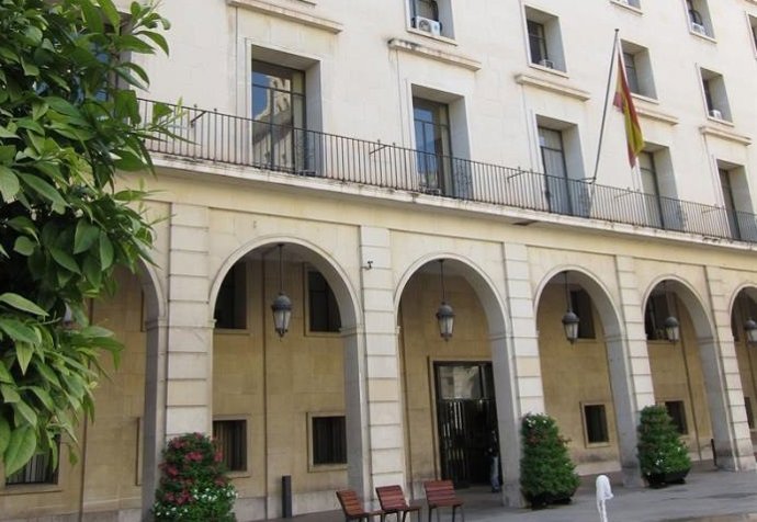 Imagen de archivo de la Audiencia de Alicante