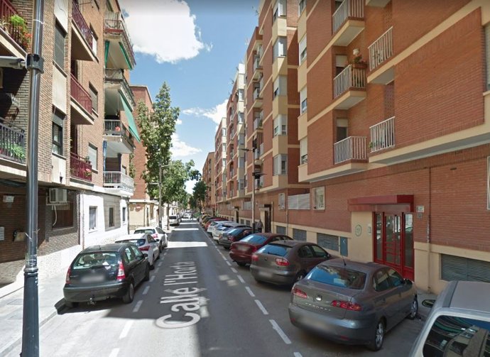 Calle donde han tenido lugar el incidente