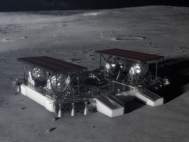 Aterrizador lunar para vehículos diseñado por la NASA