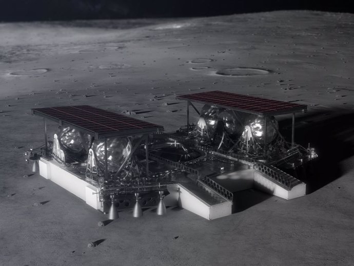 La NASA revela un aterrizador para vehículos lunares medianos