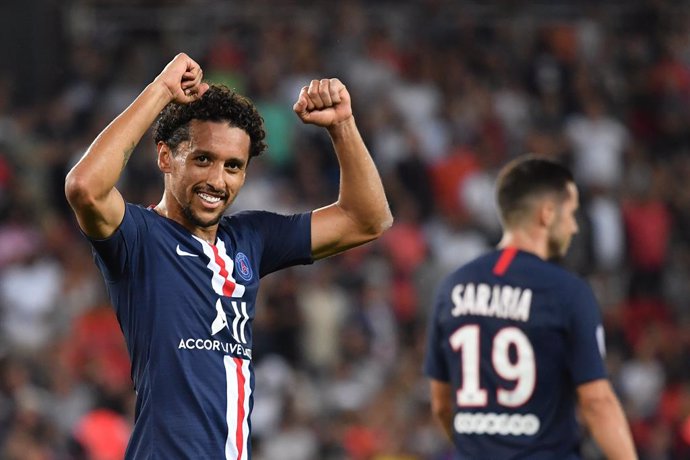 Fútbol/Champions.- Marquinhos: "Es difícil pensar en el futuro del PSG sin Mbapp