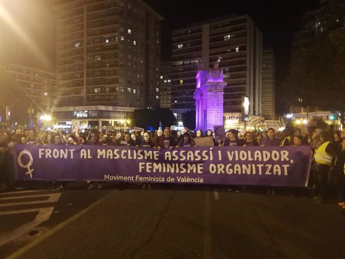 Manifestación del 25M en Valncia