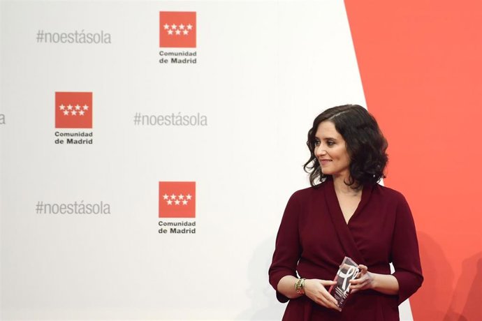 Imagen de recurso de la presidenta de la Comunidad de Madrid, Isabel Díaz Ayuso.