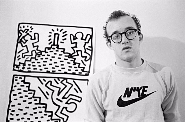 Recurso de la muestra sobre Keith Haring en Valladolid.