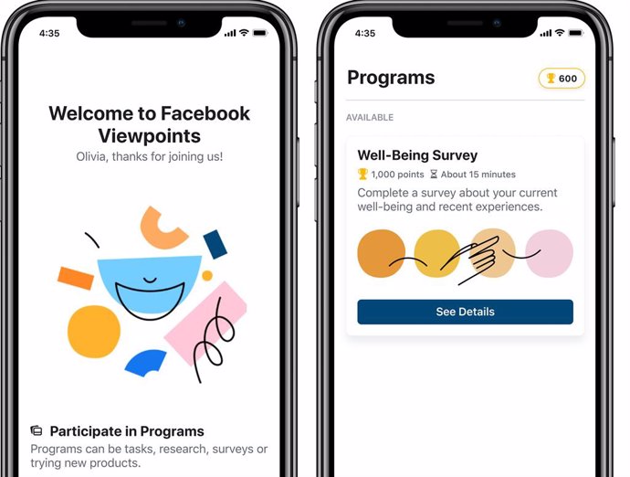 La nueva app de investigación de mercado de Facebook paga a sus usuarios por par