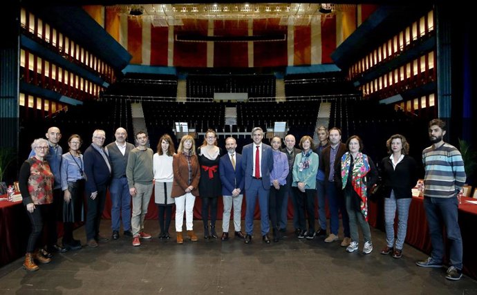 El vicepresidente y consejero de Universidades, Igualdad, Cultura y Deporte, Pablo Zuloaga asiste a la primera reunión del Consejo Cántabro de Cultura