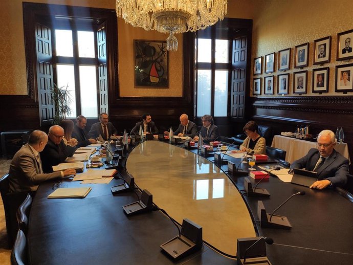 Reunión de la Mesa del Parlament