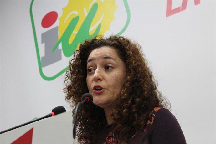 La portavoz parlamentaria de Adelante Andalucía, Inmaculada Nieto.