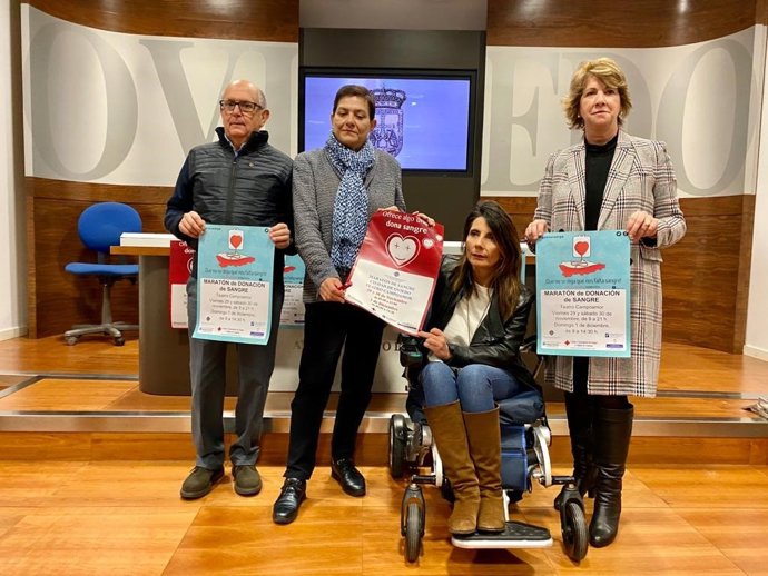 Luis Suárez, María García, Yolanda Vidal y Celia Fernández.