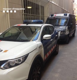 Patrulla de los Mossos d'Esquadra en Barcelona