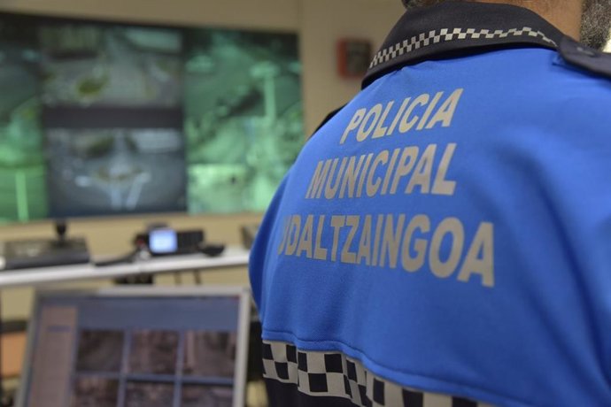 Un agente de Policía Municipal de Pamplona