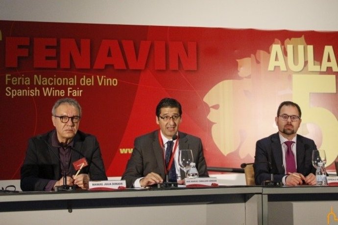 Presidente Diputación, presentación Fenavin.